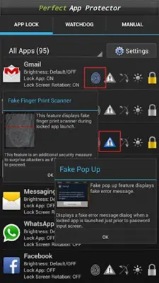 Perfect AppLock(App Protector) android App screenshot 2