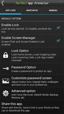 Perfect AppLock(App Protector) android App screenshot 4